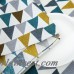 Triángulo impreso Pegatinas para uñas algodón del paño comedor decorado estilo mediterráneo puede lavar el mantel ali-80014114